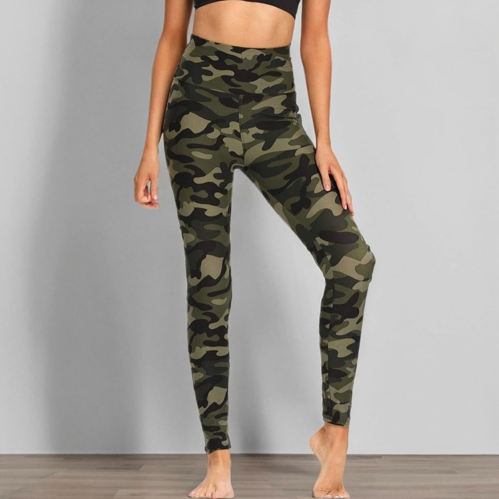 Camo High-Waisted Leggings